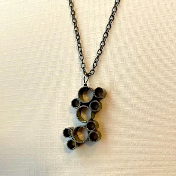 June Shin Oxidized Bubble Necklace, Sterling Silver - Picture 2 of 13